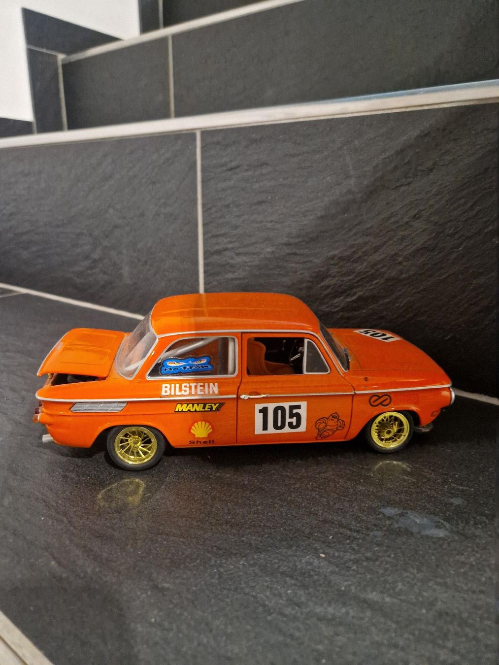 NSU Modellini d'auto: Modellauto NSU TT orange Rennversion Grösse ca 20 cm – Usato da Mörigen venduto da Clio111 7