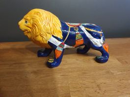Keramik Löwe Bunt  Spardose, Vintage Deko