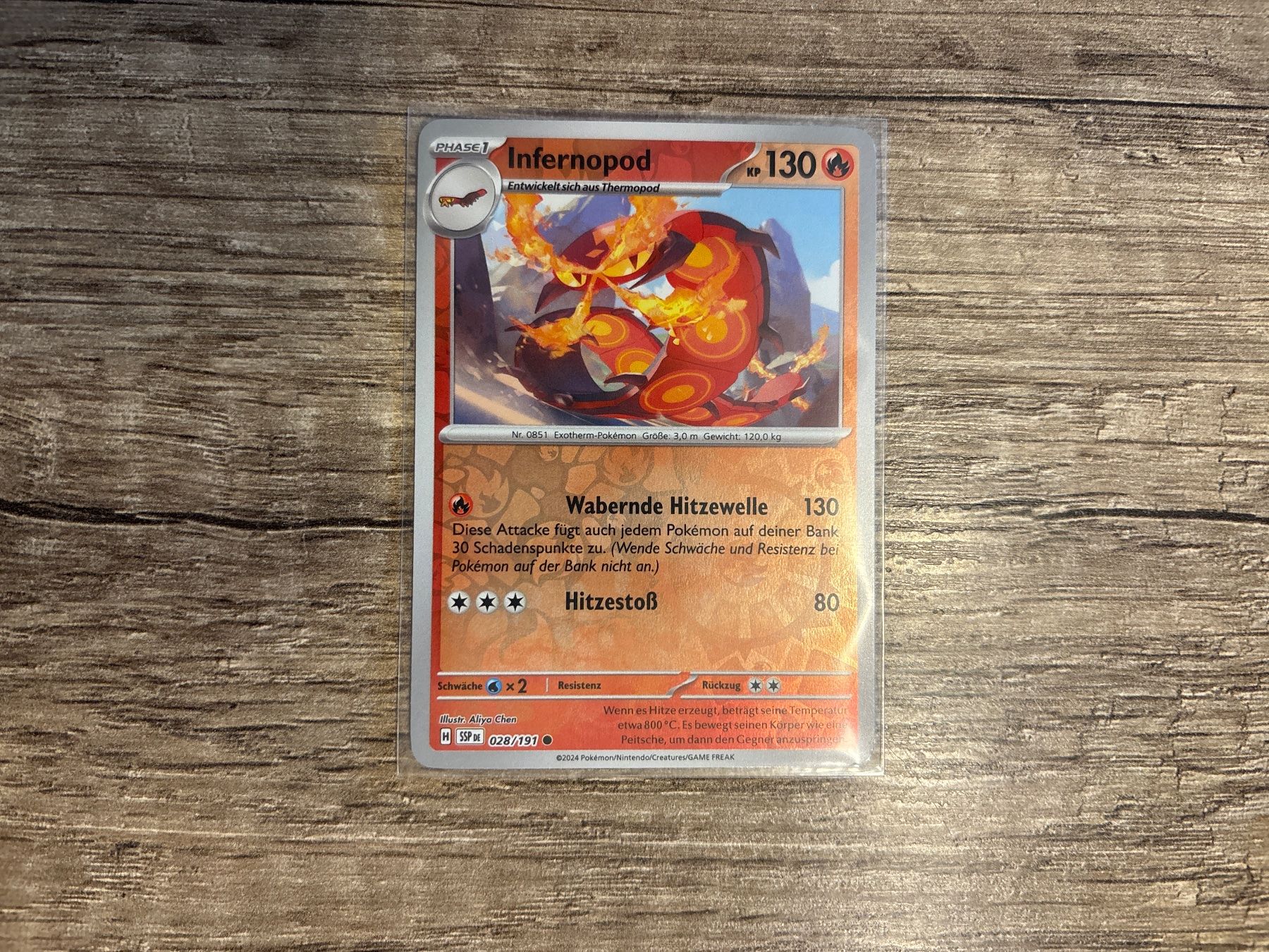 Pokémon Carte collezionabili: Infernopod SSP DE NM Reverse Holo – Nuovo (secondo la descrizione) da Frutigen venduto da swissTCGworld