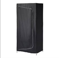 IKEA Breim Kleiderschrank / Mottenschrank - Schwarz