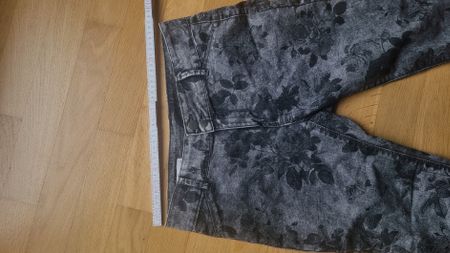 Damen Jeggings mit coolem Blumen/Rosenprint 38 