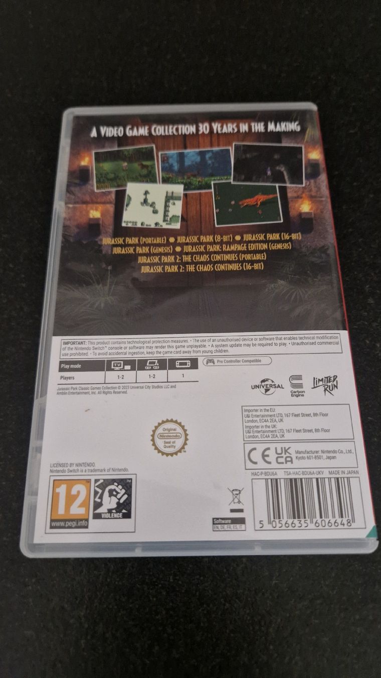 Spiele: Jurassic Park Collection – Gebraucht aus Holderbank AG von Yoshi.. 1