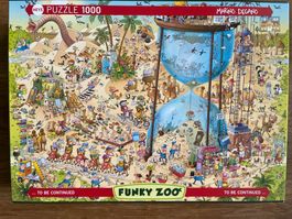 1000 Teile Puzzle „Desert Habitat“ aus der Serie „Funky Zoo“