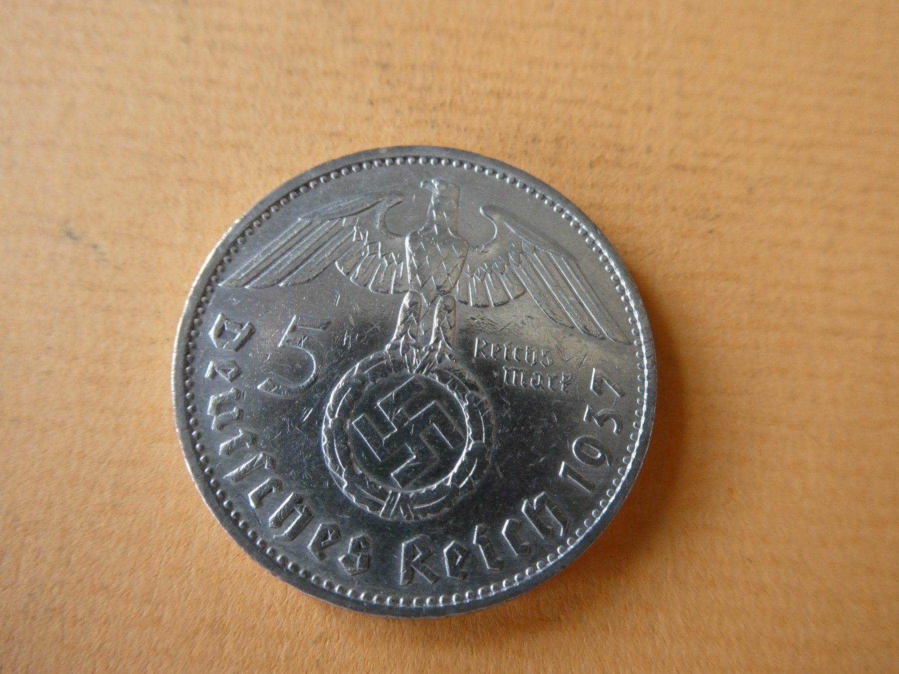 Tutti le monete: Dt. Reich 1937 E, 5 Reichsmark  - Silber – Usato da Hinterforst venduto da Rohusri 1