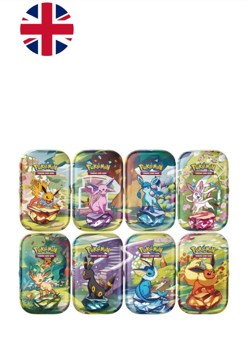 Pokémon Sammelbilder & Trading cards: Prismatic Evolution Tin 6er Set – Neu und originalverpackt aus Rüti ZH von Staymad