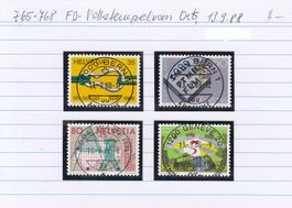 765-768 FD-Vollstempel vom Ort, 13.9.88