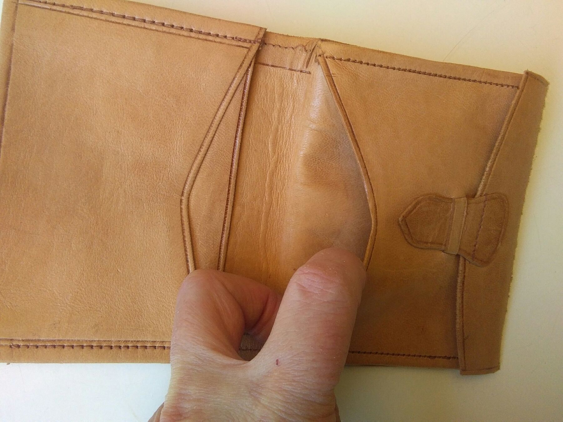 Portamonete: Portemonnaie, echt Leder, NEU – Nuovo (secondo la descrizione) da Neuenhof venduto da elRey123 5