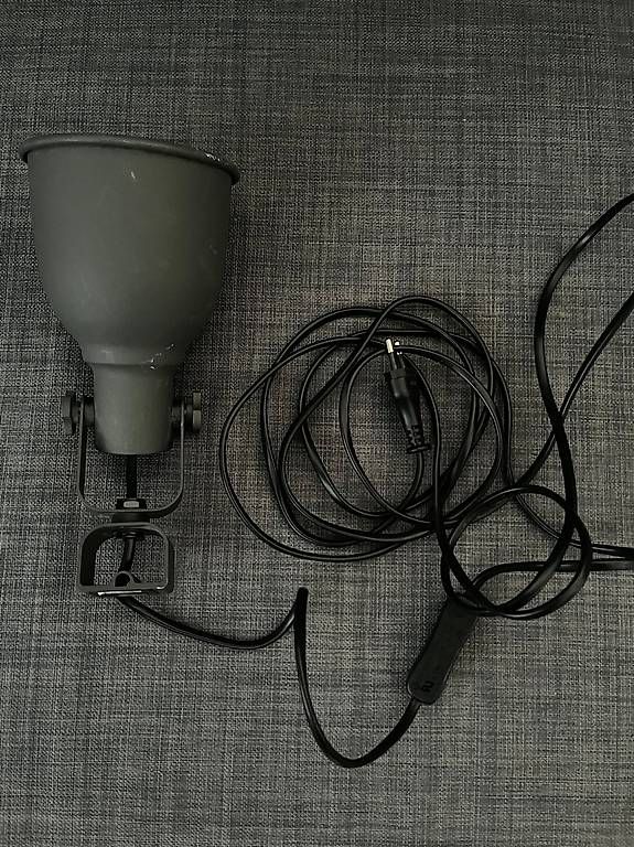 Lampade: IKEA - HEKTAR Wand-/Klemmspot, dunkelgrau – Usato da Zürich venduto da Beal1 1