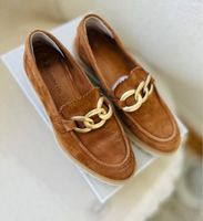Tamaris Slipper - Cognac Damen Gr 37 (2x getragen)100% Leder