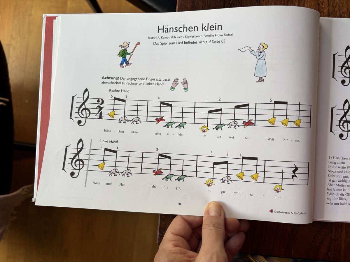Libri: Klavierspiel & Spass Band 1 – Usato da Zürich venduto da Sonnenschein12 7