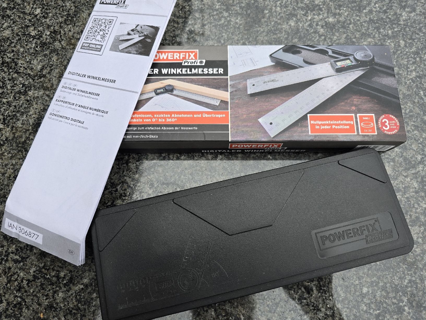 Tutti gli attrezzi: Digitaler Winkelmesser Powerfix Profi mit Anleitung & Box -  – Usato da Walkringen venduto da Vanuca