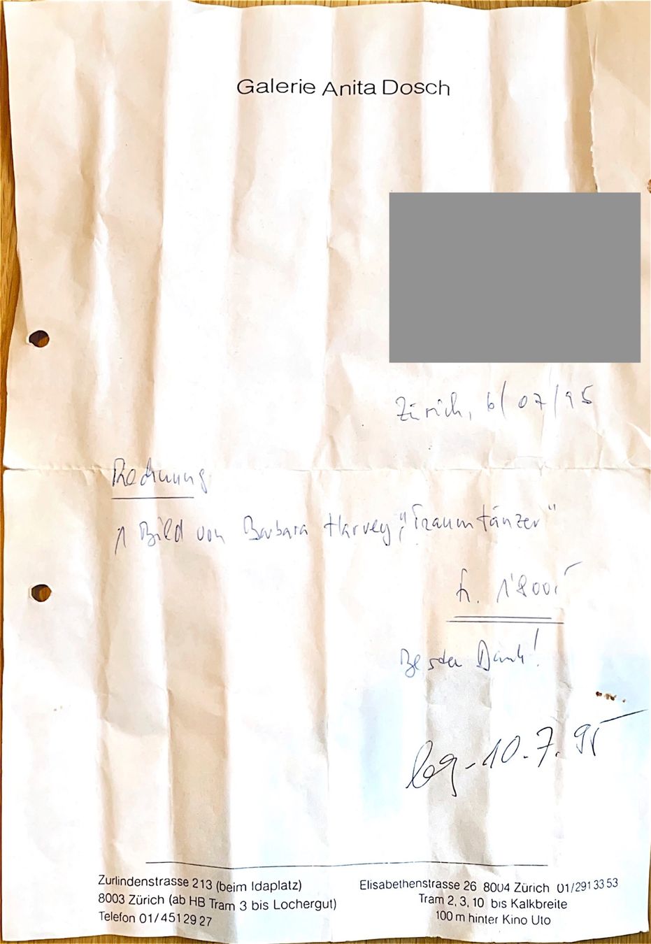 Dipinti: Bild "Traumtänzer" von Barbara Harvey – Usato da Winterthur venduto da LB53 2