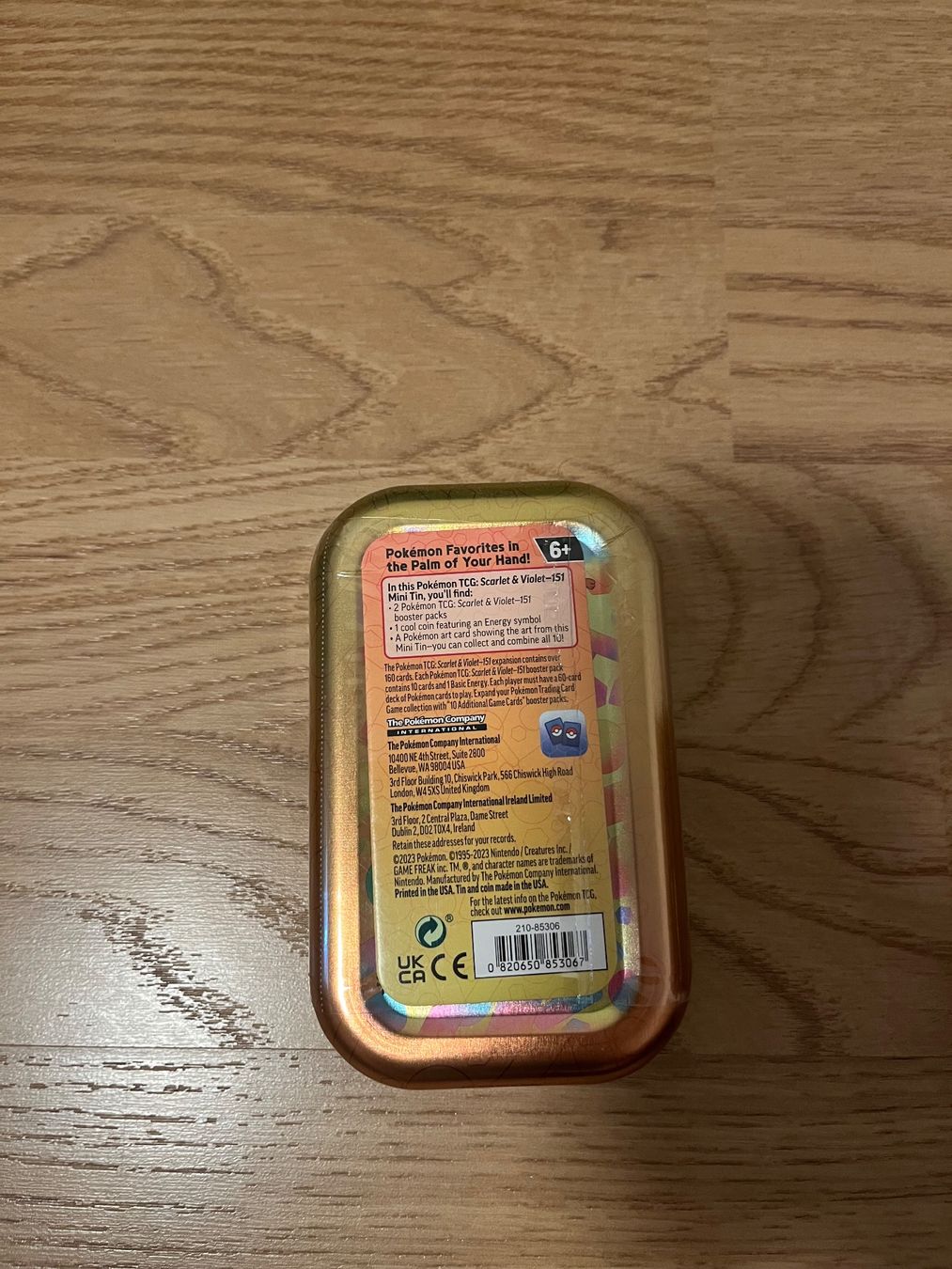 Pokémon Sammelbilder & Trading cards: Pokemon 151 Mini Tin – Neu und originalverpackt aus Ueberstorf von SpeedyBoat 1