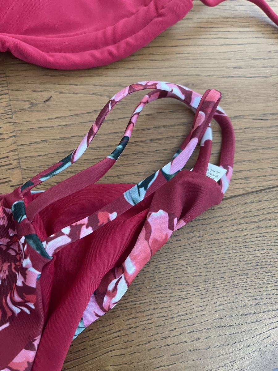 Costumi da bagno & Bikini: Neues Bikini in Rot Bordeau Grösse S TrianGle – Nuovo e nell'imballaggio originale da Bassersdorf venduto da Sandy456 2