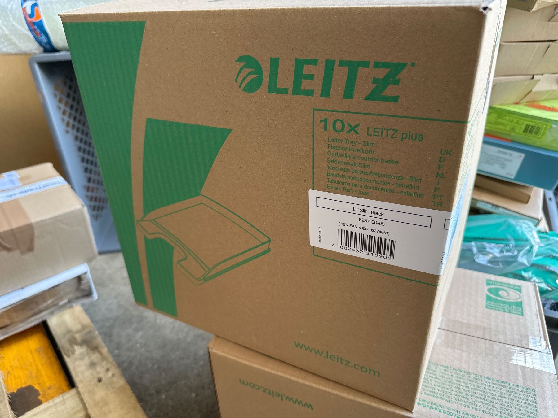 Leitz Raccoglitori: 10 Stk. neue Leitz Ablagefächer A4, schwarz – Nuovo e nell'imballaggio originale da Necker venduto da liq24 2