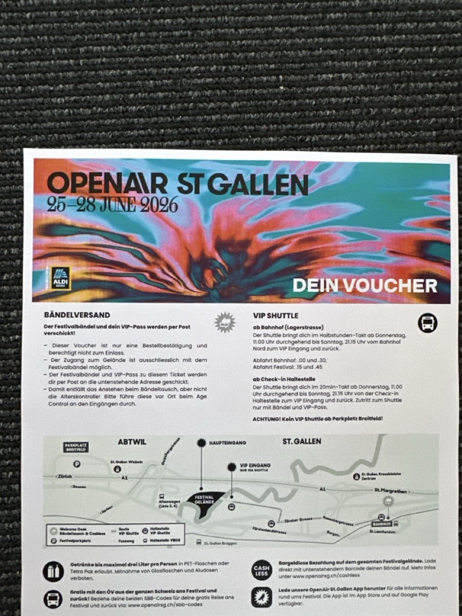 Biglietti: OASG VIP Ticket 4-Tagespass – Nuovo e nell'imballaggio originale da Oberegg venduto da Nico6839 2