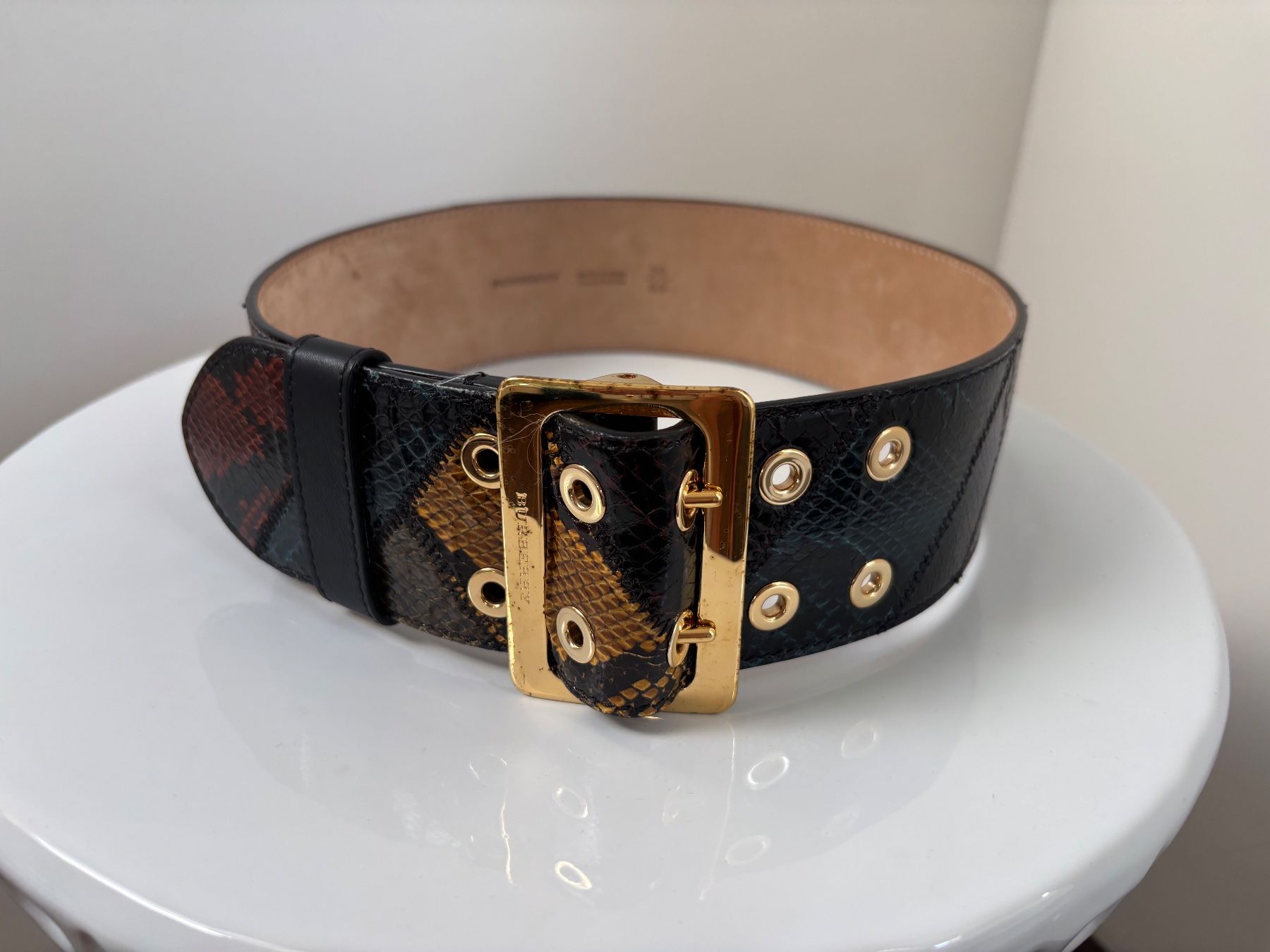 Burberry Cinture: BURBERRY Taliengürtel Snakeskin  65/26 – Usato da Herrliberg venduto da mayfi