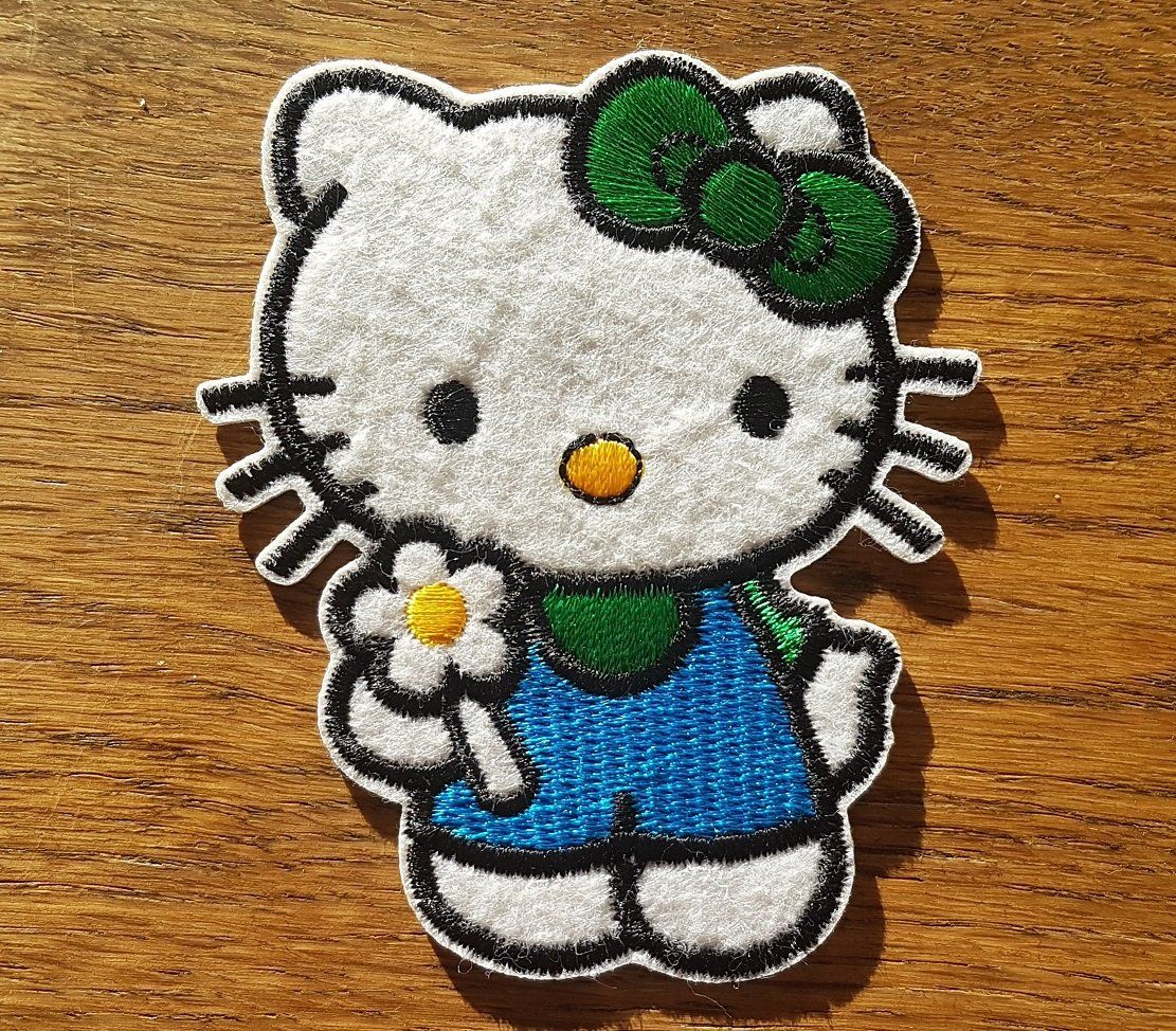 Patches: Hello Kitty Aufbügelapplikation Iron-on – Neu (gemäss Beschreibung) aus Langenthal von flowersNbirds