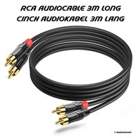 Audio Cinch Kabel 3 m / T-Audiodesign
