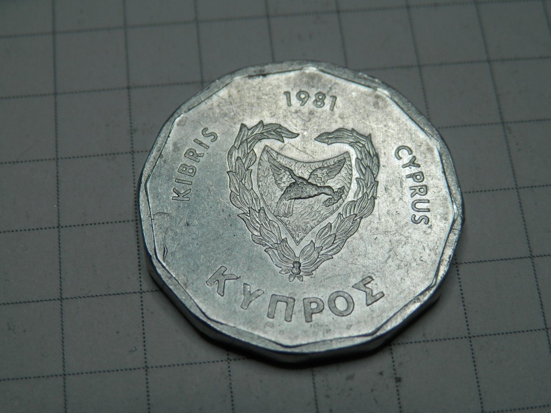Tutti le monete: Zypern 5 Mils, 1981 neuwertig – Usato da Weiach venduto da weiach81 1