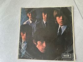 Schallplatte Rolling Stones mit Unterschrift Mick Jagger