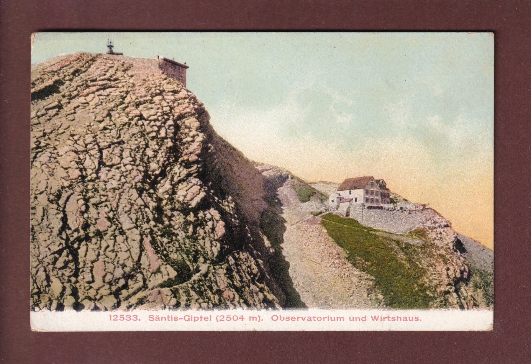 Cartoline postali: SÄNTIS-GIPFEL - 1912 – Usato da Pully venduto da nicecards