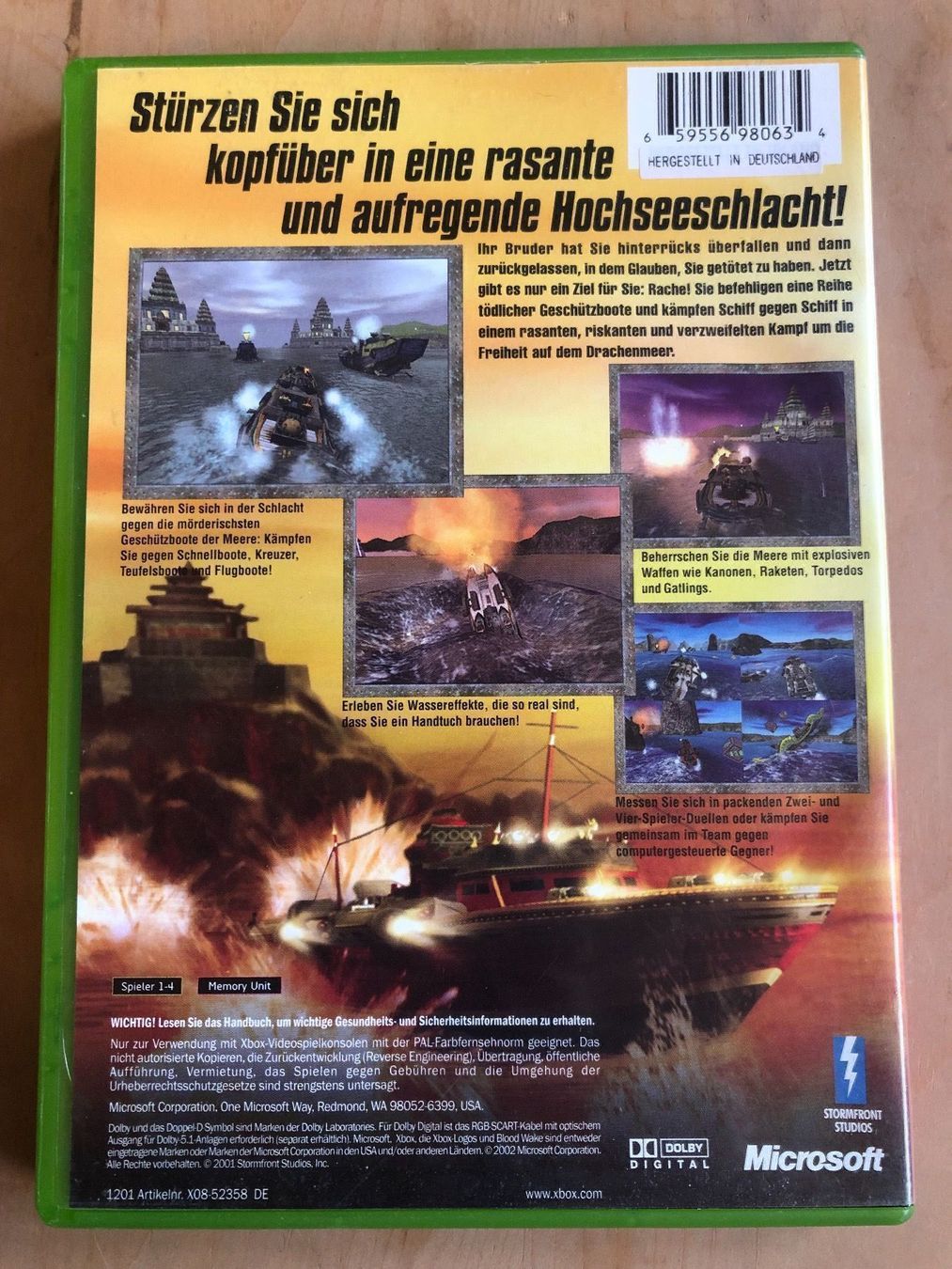 Microsoft Spiele: Blood Wake für Xbox – Gebraucht aus Kestenholz von Mad18 2