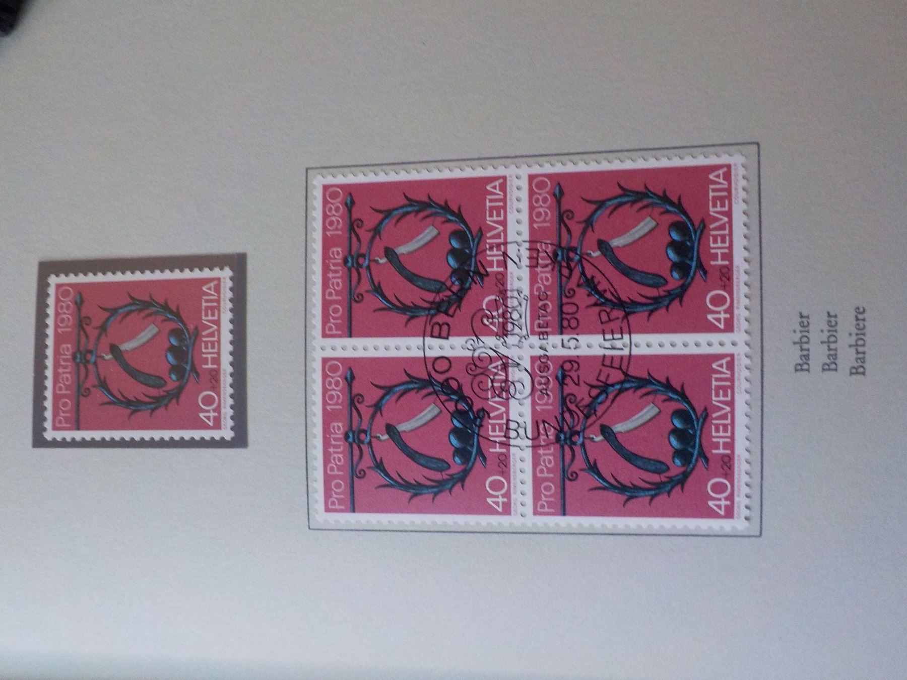 Alle Briefmarken: 1980, Pro Patria – Neu (gemäss Beschreibung) aus Muri b. Bern von Ricardoverkauf 1