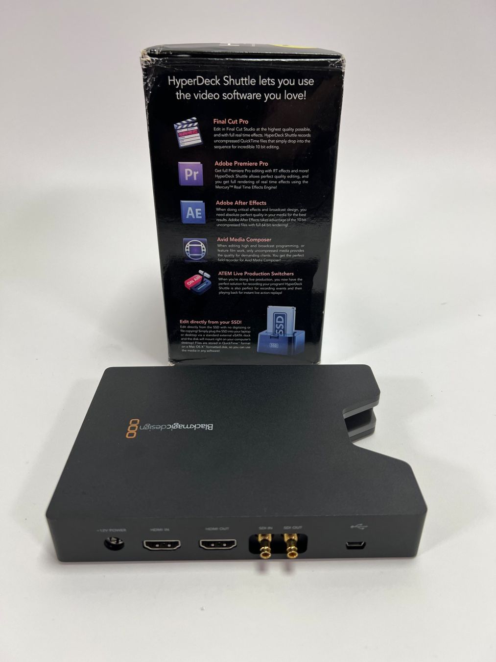 Blackmagic Enregistreurs: Blackmagic HyperDeck Shuttle SSD Recorder – D'occasion à Zürich par Summton 1