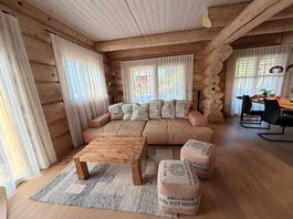Big-Sofa aus Anilin Leder