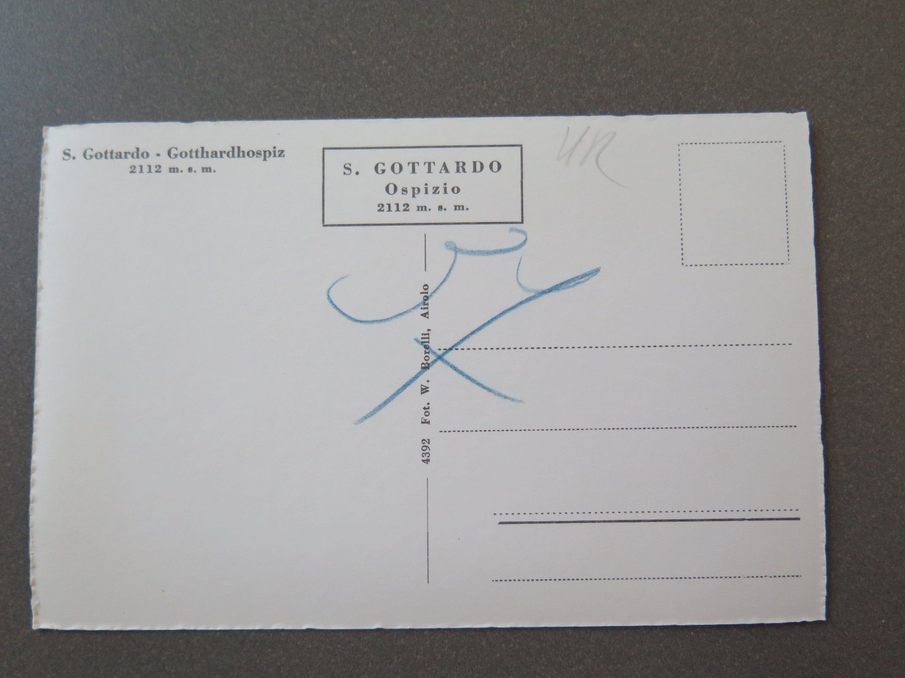 Cartes postales: GOTTHARD - OSPIZIO - POSTAUTO - VIELE AUTOS – D'occasion à Wittenbach par lipasal 2