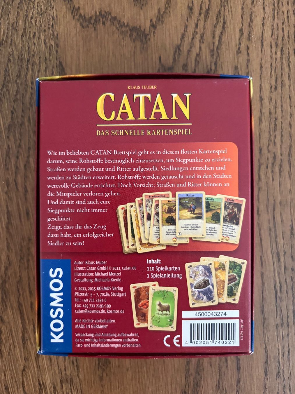 Giochi: Catan - Das schnelle Kartenspiel – Usato da Turgi venduto da Savutro 1