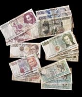 Italien Lot Banknoten 