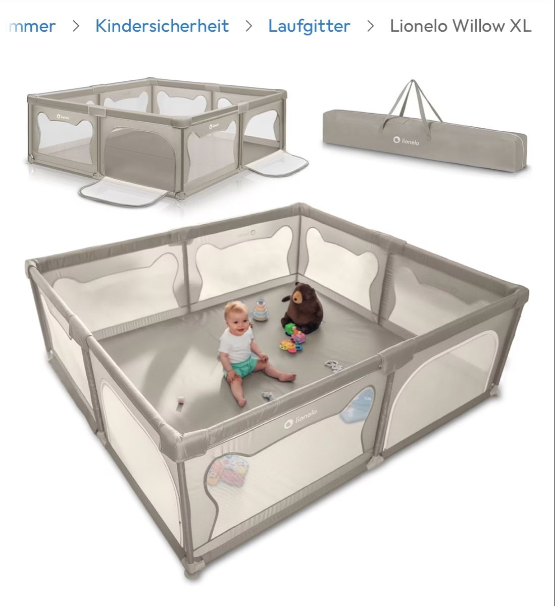 Lionelo Box & Barriere di sicurezza: Lionelo XL Laufgitter – Usato da Emmenbrücke venduto da Giampy_11