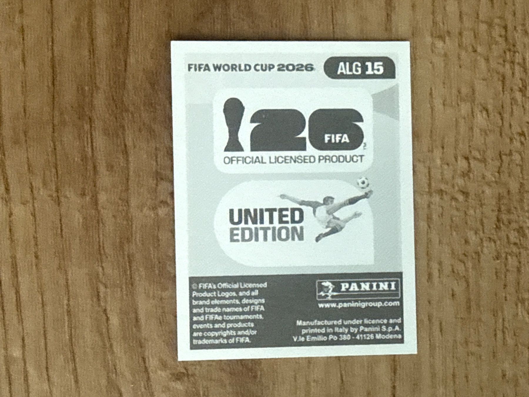 Panini Cartes à collectionner: Panini FIFA World Cup 2026 Sticker Riyad Mahrez ALG 15 – D'occasion à Glattbrugg par Schweigmatt 1