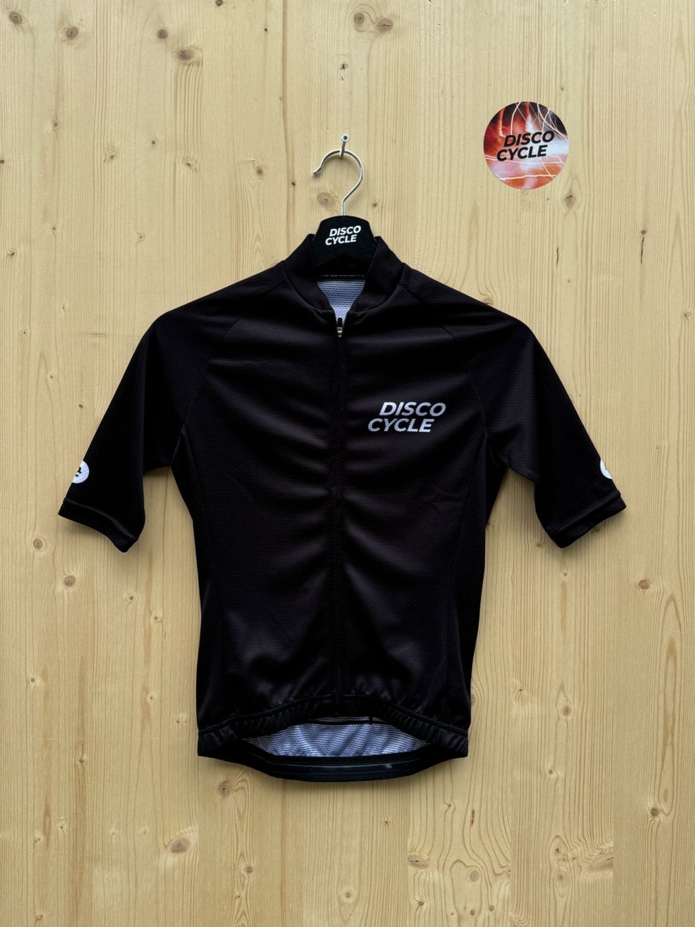 Leibchen & Hosen: % Women's Disco Cycle Jersey - Black L – Neu und originalverpackt aus Bern von Disco_Cycle