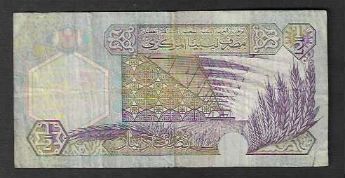 Banknoten: Libya  1/2  Dinar  Gebraucht – Gebraucht aus Gordola von coinsandnotes 1