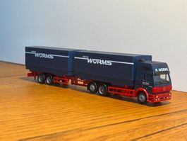 H0013: Lastwagen mit Anhänger (Spur H0)