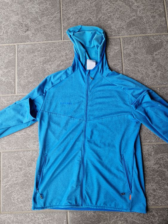 Veste De Training MAMMUT Femme Taille XL - Bleu Clair - Occasion Très Bon État