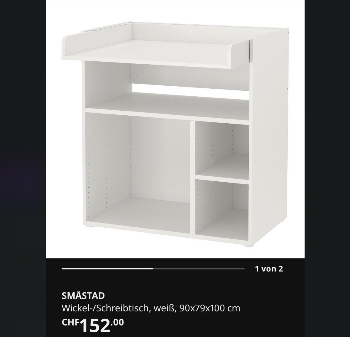 Ikea Wickeltisch & Zubehör: Wickel-/Schreibtisch – Gebraucht aus Oberweningen von jill0o5