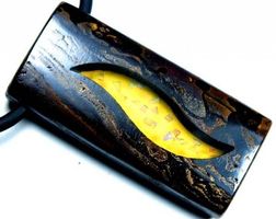 Opal Halskette mit Opal-Intarsien 66Cts.