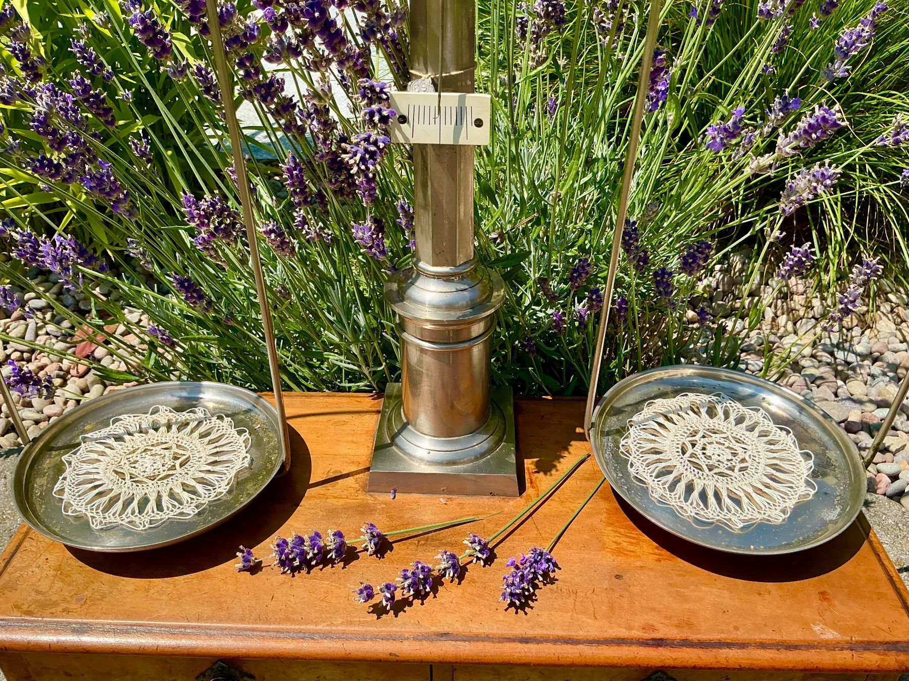 Balances et poids: WUNDERSCHÖNE ANTIKE APOTHEKERWAAGE – D'occasion à Zell LU par Silvermemory 5