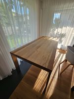 Esstisch Holz/Metall modern geölt Grösse 200x90 cm