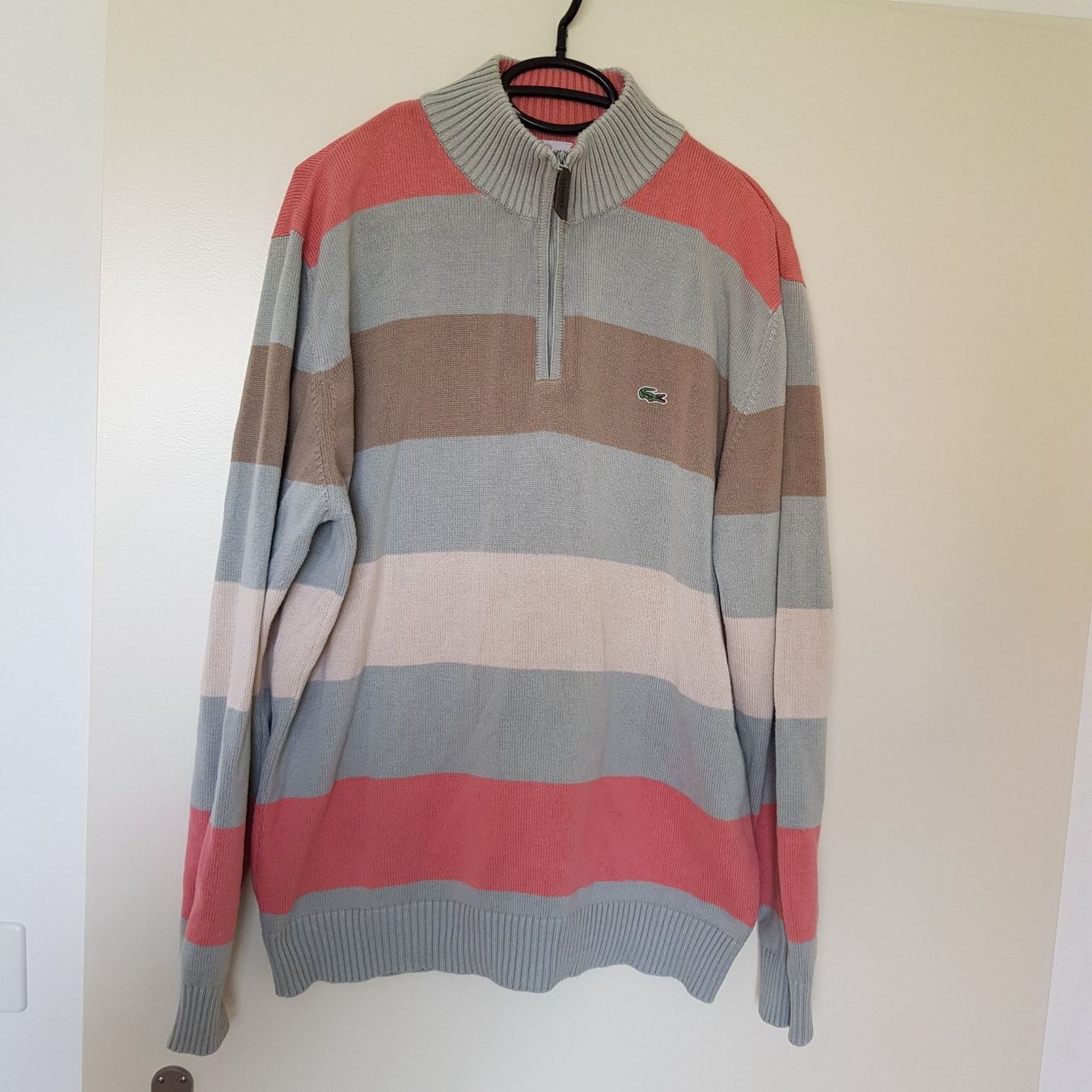 Lacoste Maglioni & Felpe: Gestreifter Lacoste Pullover Gr. 6, 52, XL, pastell – Usato da Belp venduto da Sunny132 1