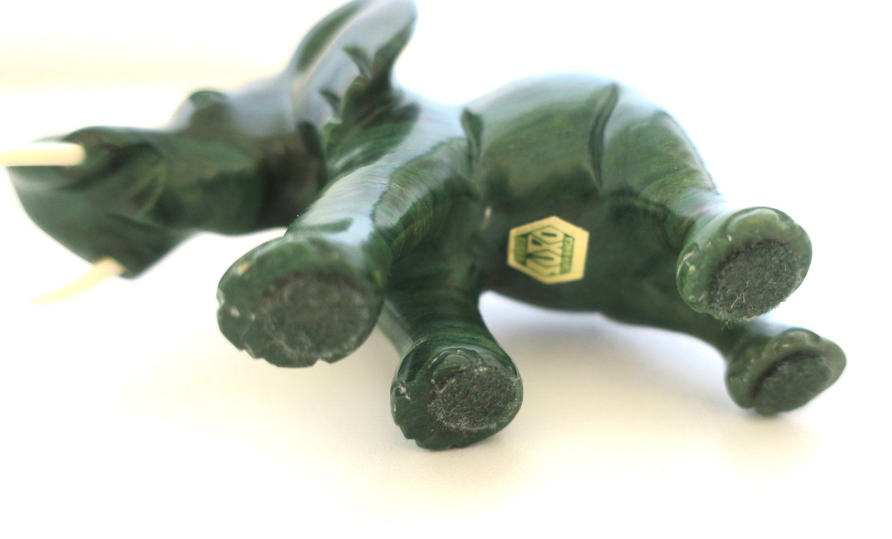 Statuette: Grosse Verdit Figur Elefant Halbedelstein – Usato da Staad SG venduto da 4bu4 6