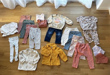 Babykleider Set Mädchen Herbst Gr. 80