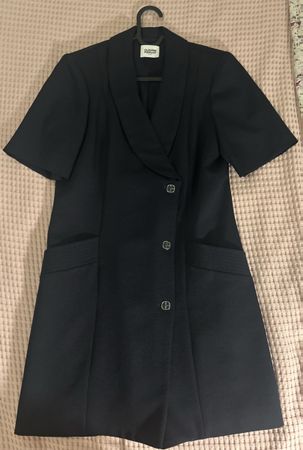 Claudie Pierlot Navy Wrap Dress