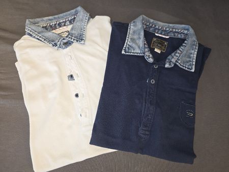 2 polo Diesel Col Denim, Taille M, Super État!