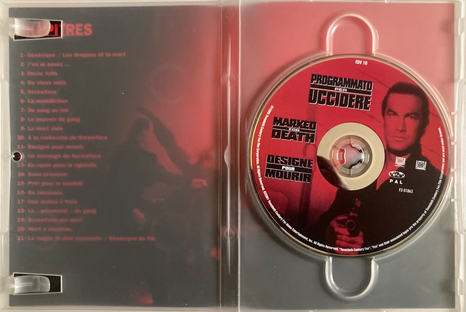Tutti i DVDs: STEVEN SEAGAL - DÉSIGNÉ POUR MOURIR – Usato da Poliez-Pittet venduto da Newtown-Records 2