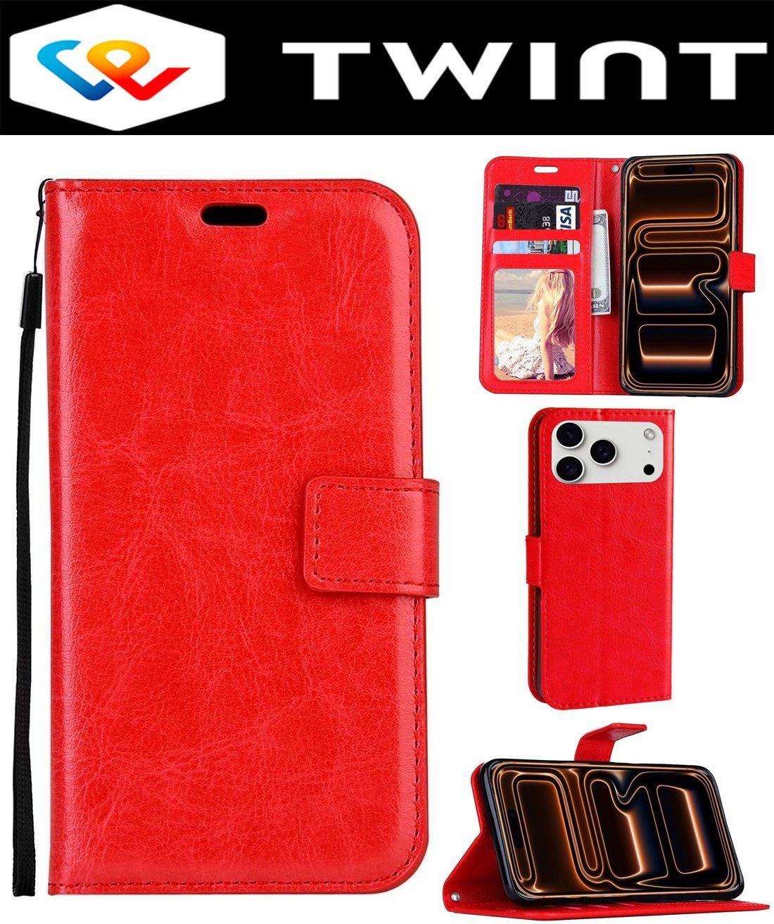 Cover & Protezioni schermo: iPhone 17 PRO MAX Hülle Etui Wallet Case Flip Cover Tasche – Nuovo e nell'imballaggio originale da Volketswil venduto da coverandmore